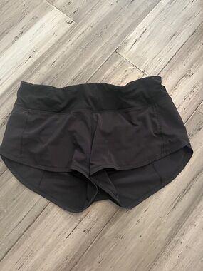 lululemon athletica speed up black 2.5” inseam